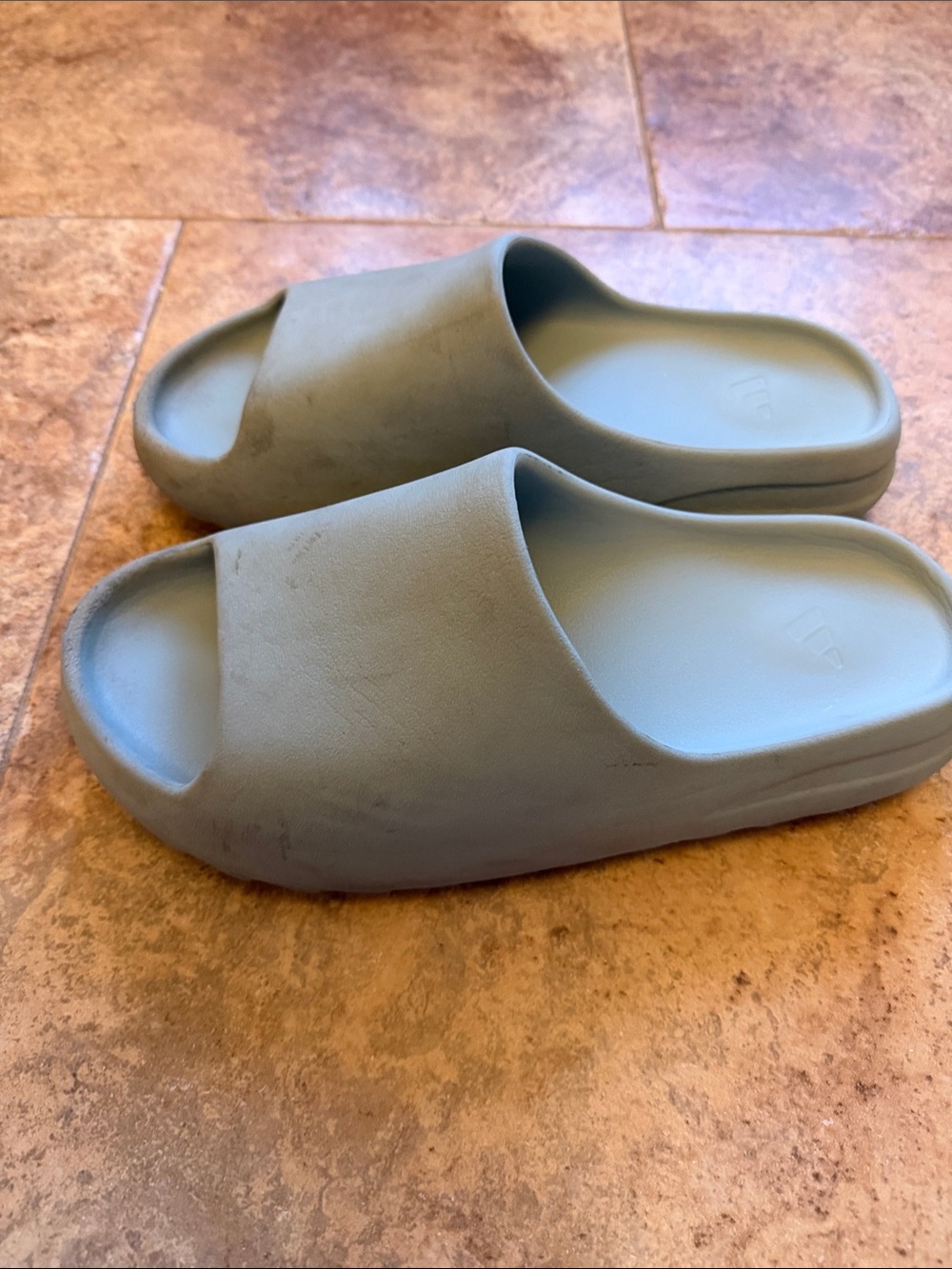 Adidas Men’s Slide Sandals in grey